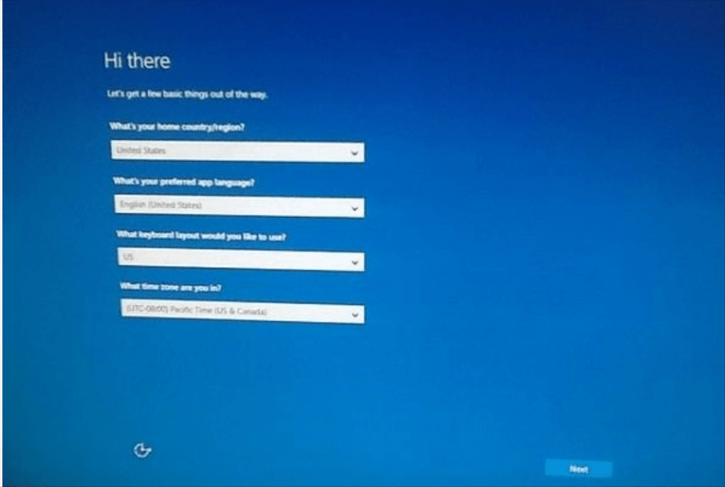 Windows 10 Hi Screen. Майкрософт стик. При установки Windows 10 завис на синем окне. Установка образа виндовс 10 с помощью WDS. Зависает на 10 минутах