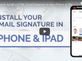 How to Install a HTML Email Signature in your iPhone or iPad's Mail App